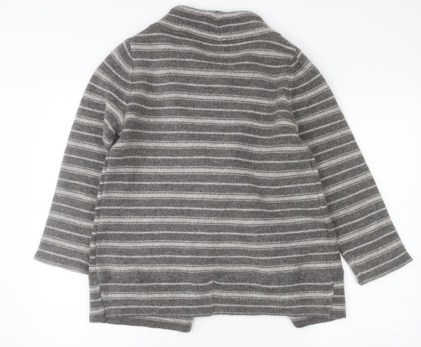 Womens UK Size M Ellen Tracy Grey Cardigan Jumper