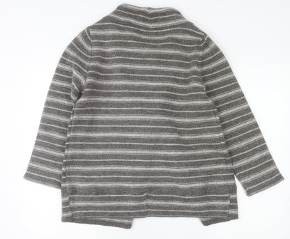 Womens UK Size M Ellen Tracy Grey Cardigan Jumper