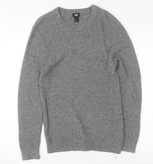 Womens UK Size S H&M Grey Pullover Jumper