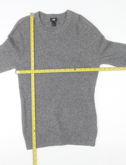 Womens UK Size S H&M Grey Pullover Jumper