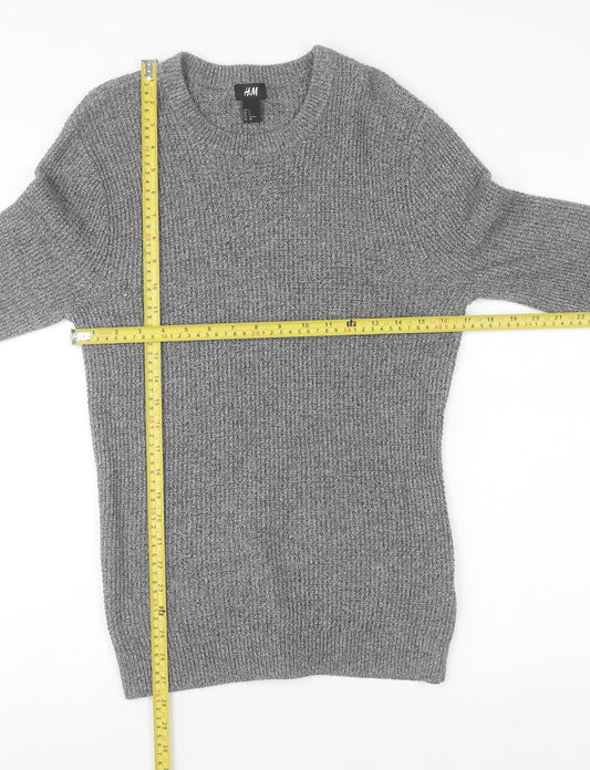 Womens UK Size S H&M Grey Pullover Jumper