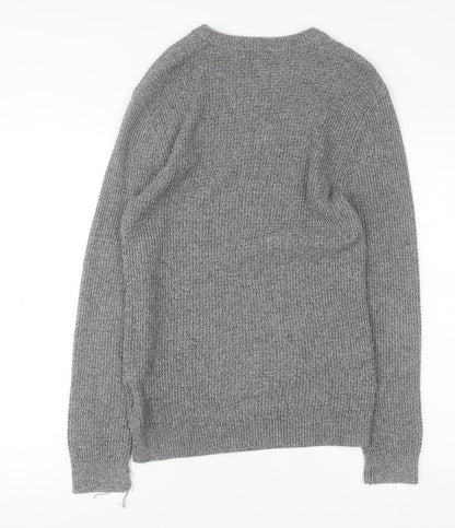 Womens UK Size S H&M Grey Pullover Jumper