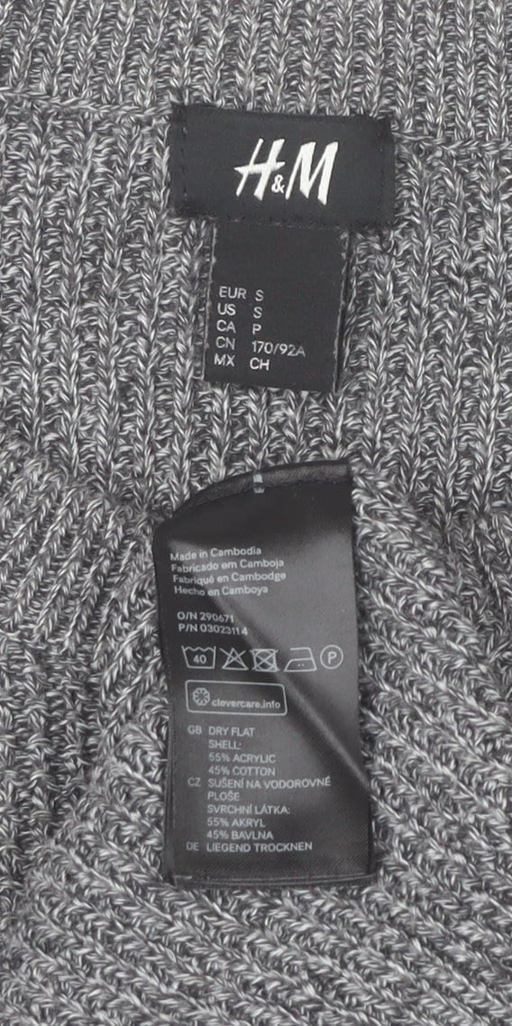 Womens UK Size S H&M Grey Pullover Jumper