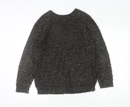Womens UK Size 8 Marks and Spencer Black Pullover Jumper