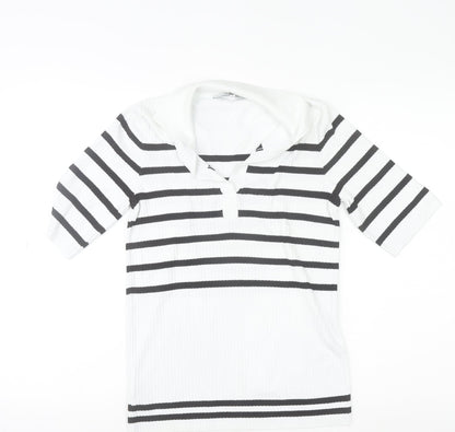Womens UK Size 6 NEXT White Basic T-Shirt