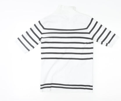 Womens UK Size 6 NEXT White Basic T-Shirt