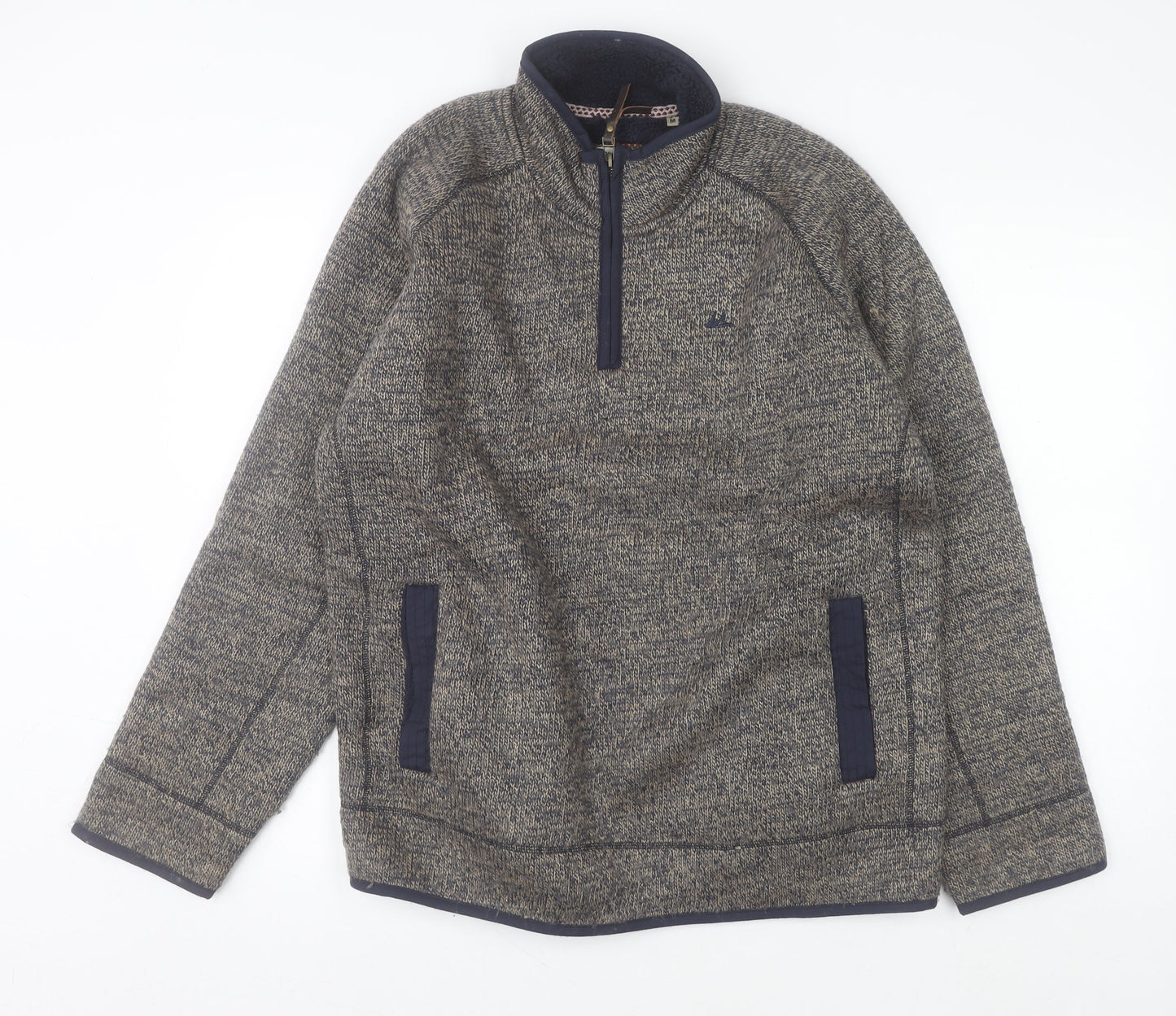 Mens UK Size M Mantaray Grey Pullover Sweatshirt