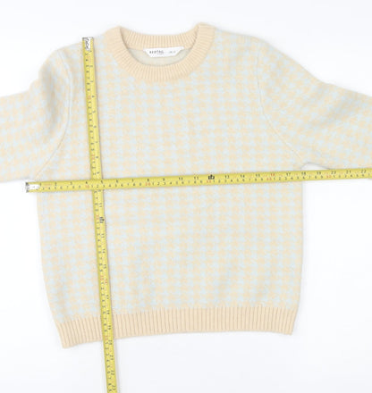 Womens UK Size 12 Redtag Beige Pullover Jumper
