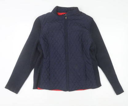Womens UK Size 16 DASH Blue Quilted Coat