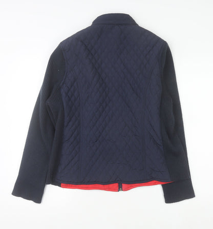 Womens UK Size 16 DASH Blue Quilted Coat