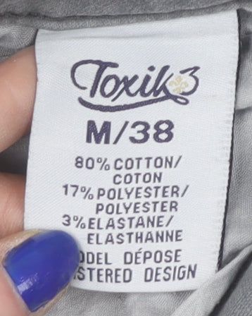 Womens UK Size M Toxik3 Slim Fit Skinny Grey Jeans