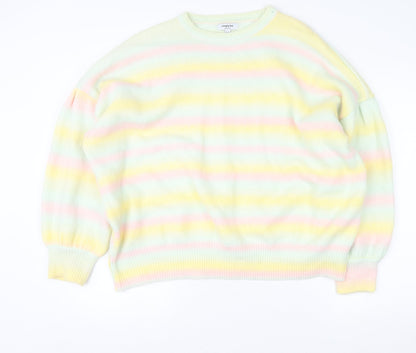 Womens UK Size 2022 Simply Be Multicoloured Pullover Jumper