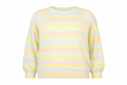 Womens UK Size 2022 Simply Be Multicoloured Pullover Jumper
