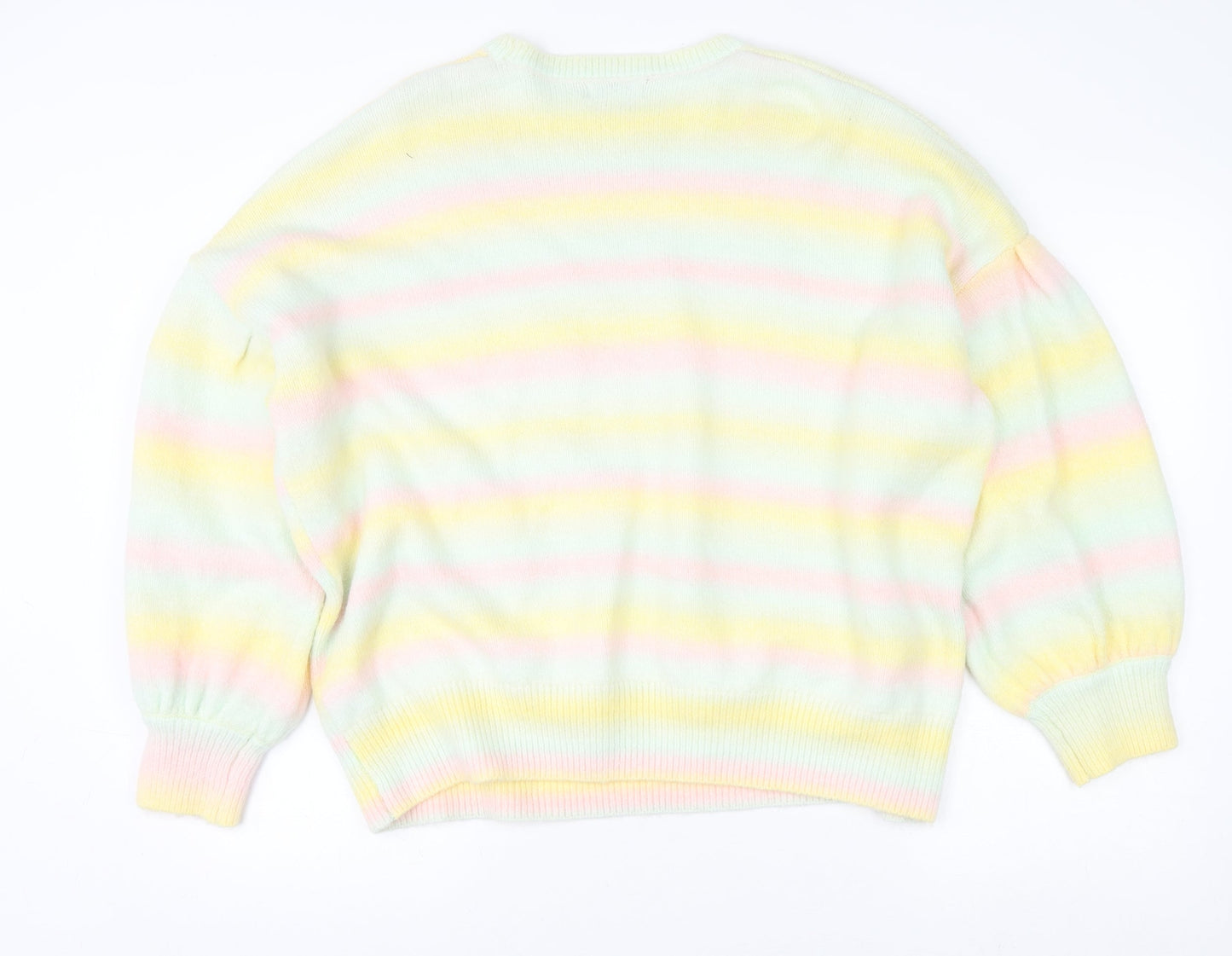 Womens UK Size 2022 Simply Be Multicoloured Pullover Jumper