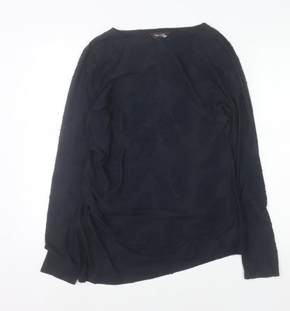 Womens UK Size 12 Phase Eight Black Tunic Blouse