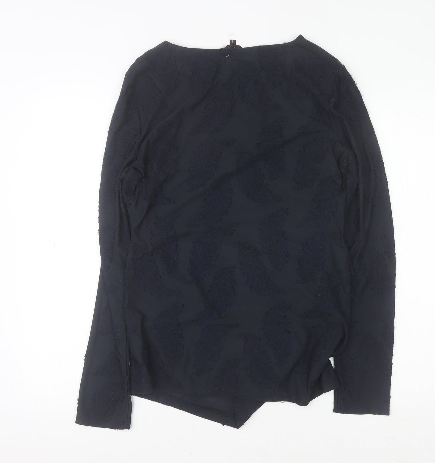 Womens UK Size 12 Phase Eight Black Tunic Blouse