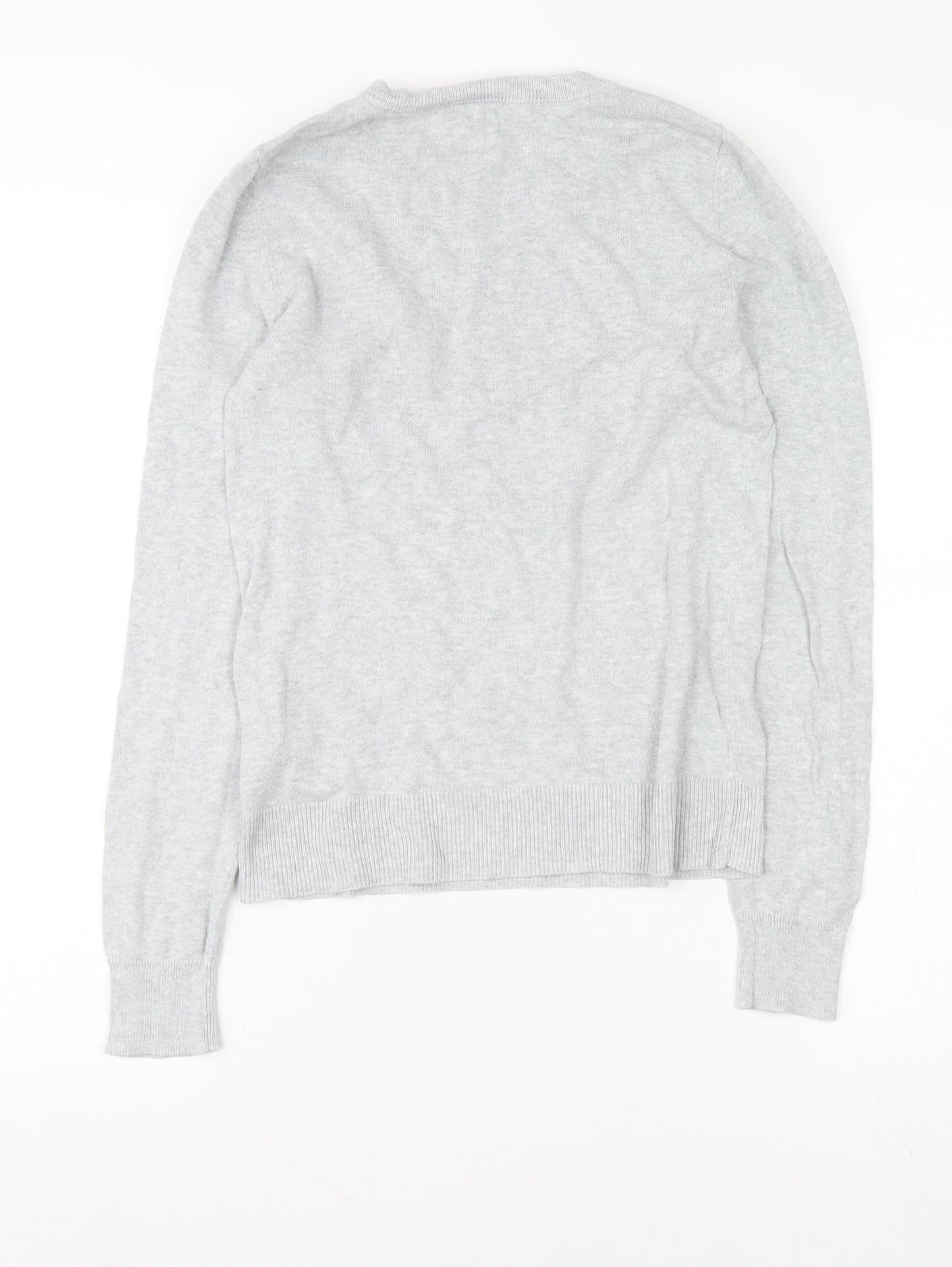 Womens UK Size XS Oasis Grey Pullover Jumper