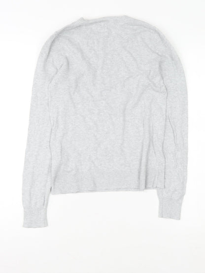 Womens UK Size XS Oasis Grey Pullover Jumper