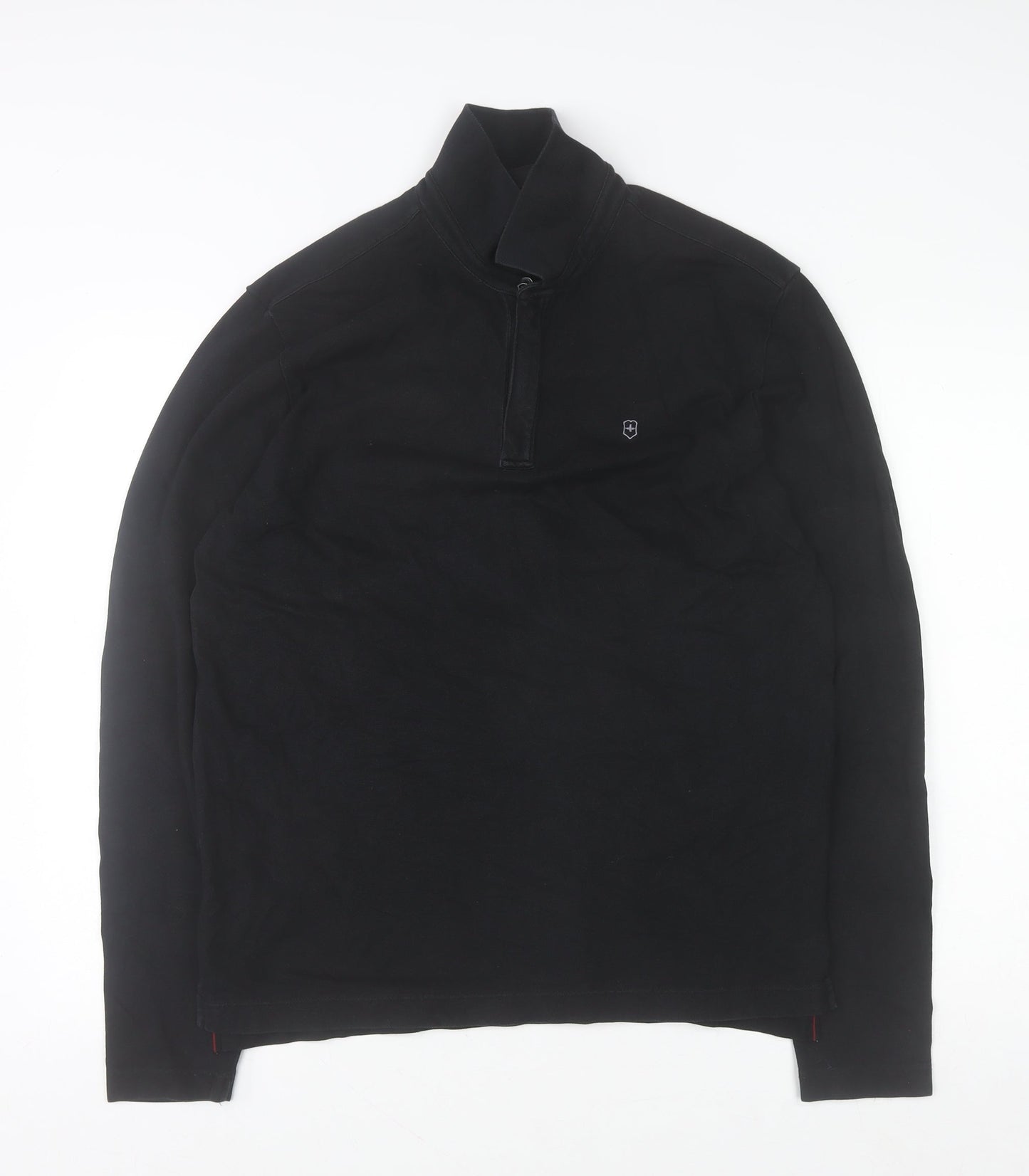 Mens UK Size M Victorinox Black Pullover Sweatshirt