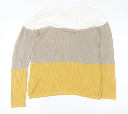 Womens UK Size S Transa Multicoloured Pullover Jumper