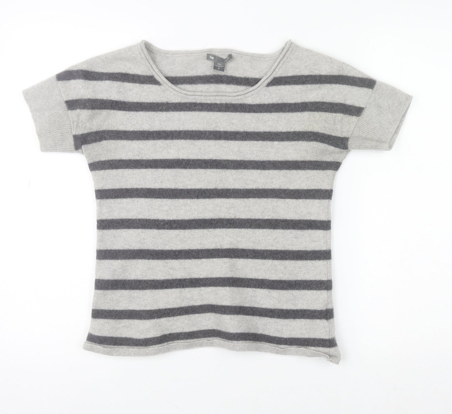 Womens UK Size S Gap Grey Basic T-Shirt