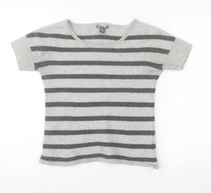 Womens UK Size S Gap Grey Basic T-Shirt