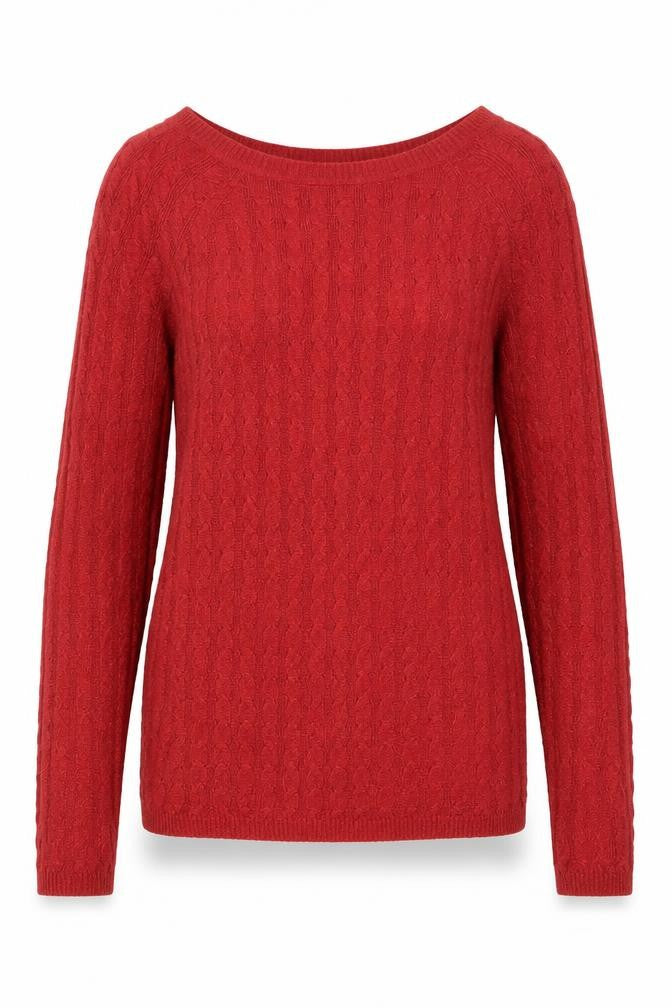 Womens UK Size M Jones New York Red Pullover Jumper