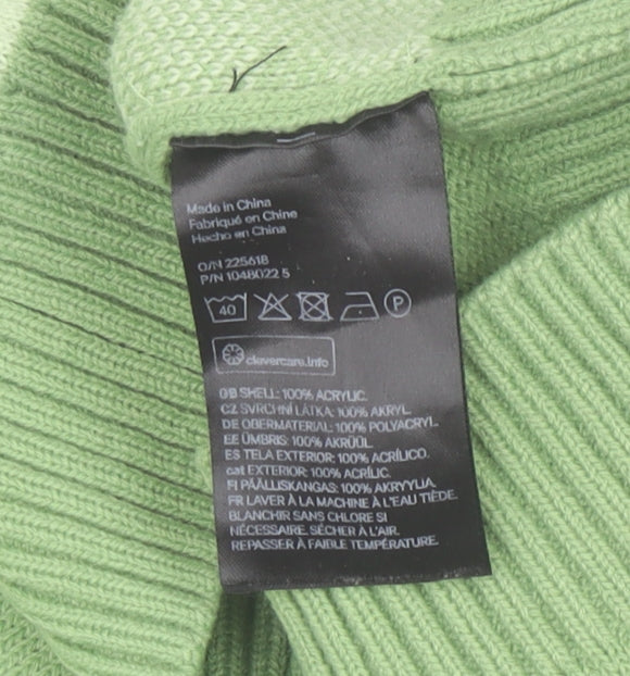 Womens UK Size 12 Divided Green Vest Jumper