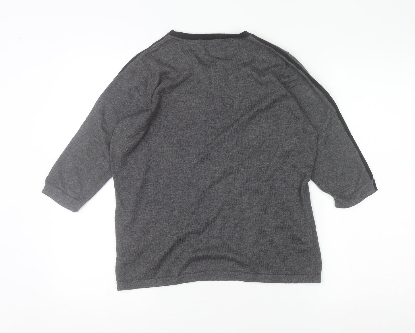 Womens UK Size 12 Christa Probst Grey Pullover Jumper