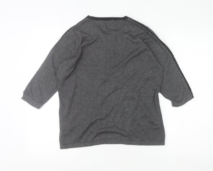 Womens UK Size 12 Christa Probst Grey Pullover Jumper