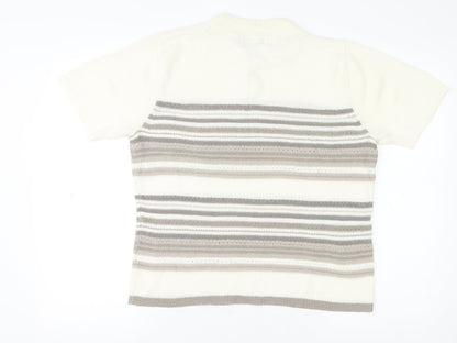 Womens UK Size M Bm Collection Beige Pullover Jumper