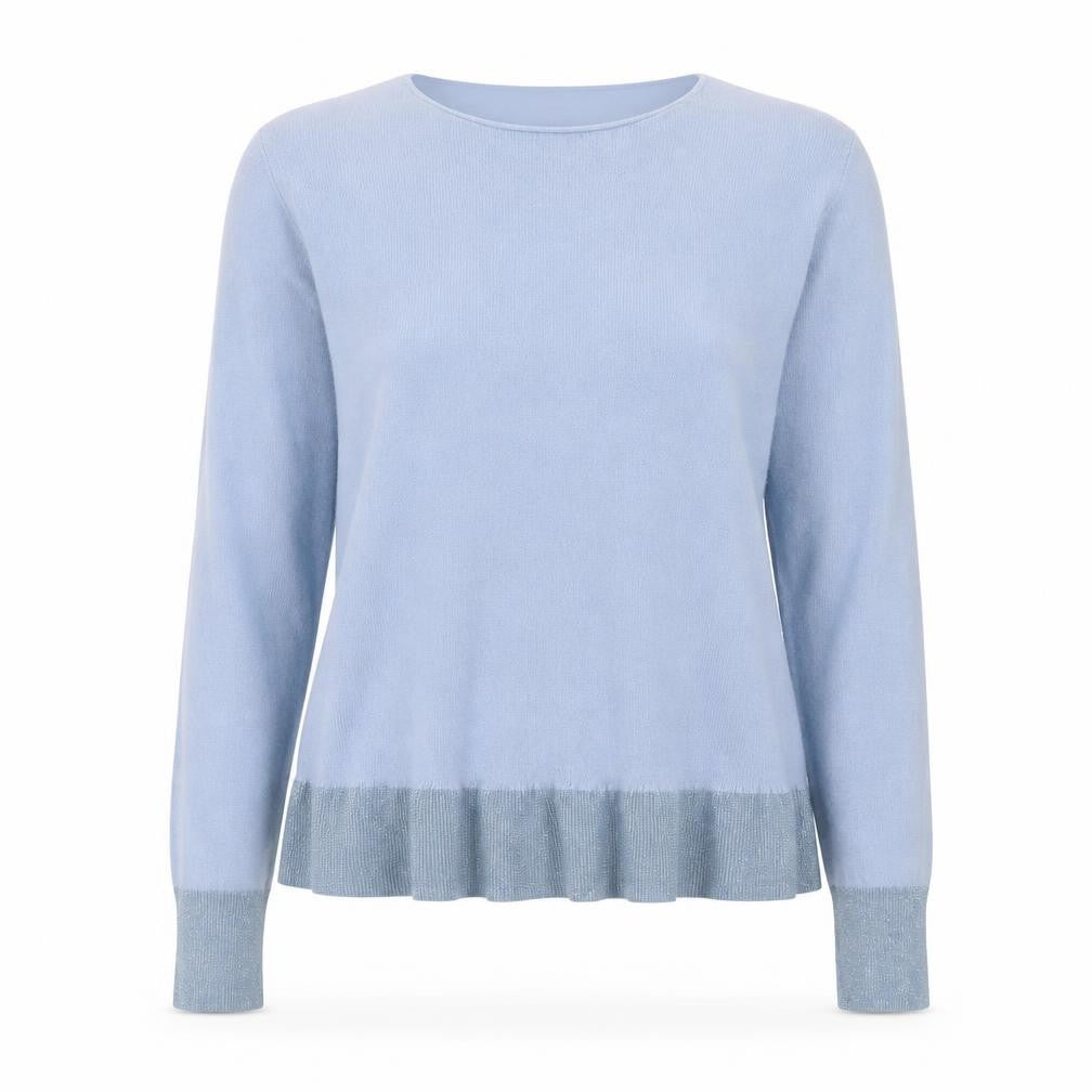 Womens UK Size M/L Rinascimento Blue Pullover Jumper