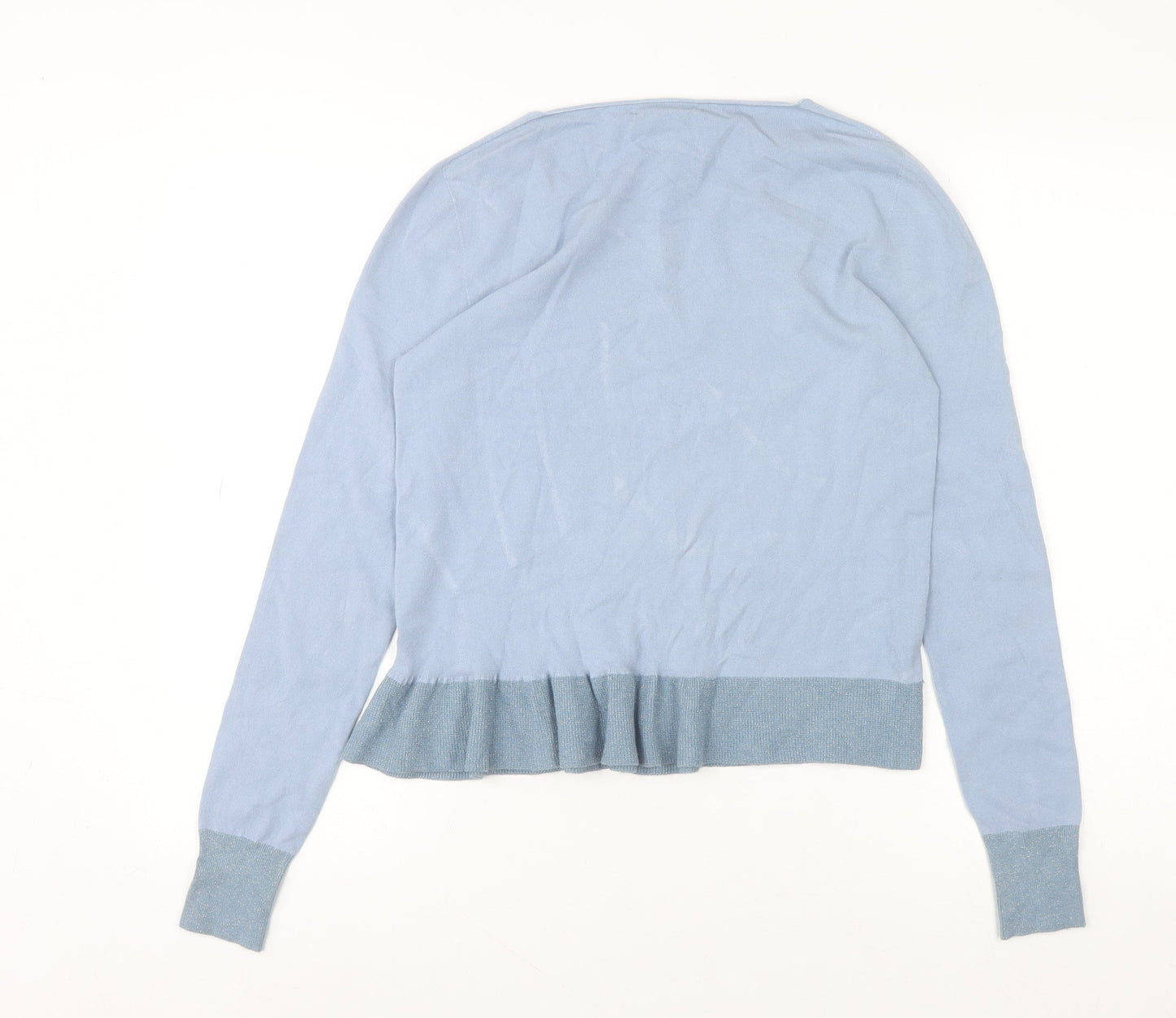 Womens UK Size M/L Rinascimento Blue Pullover Jumper