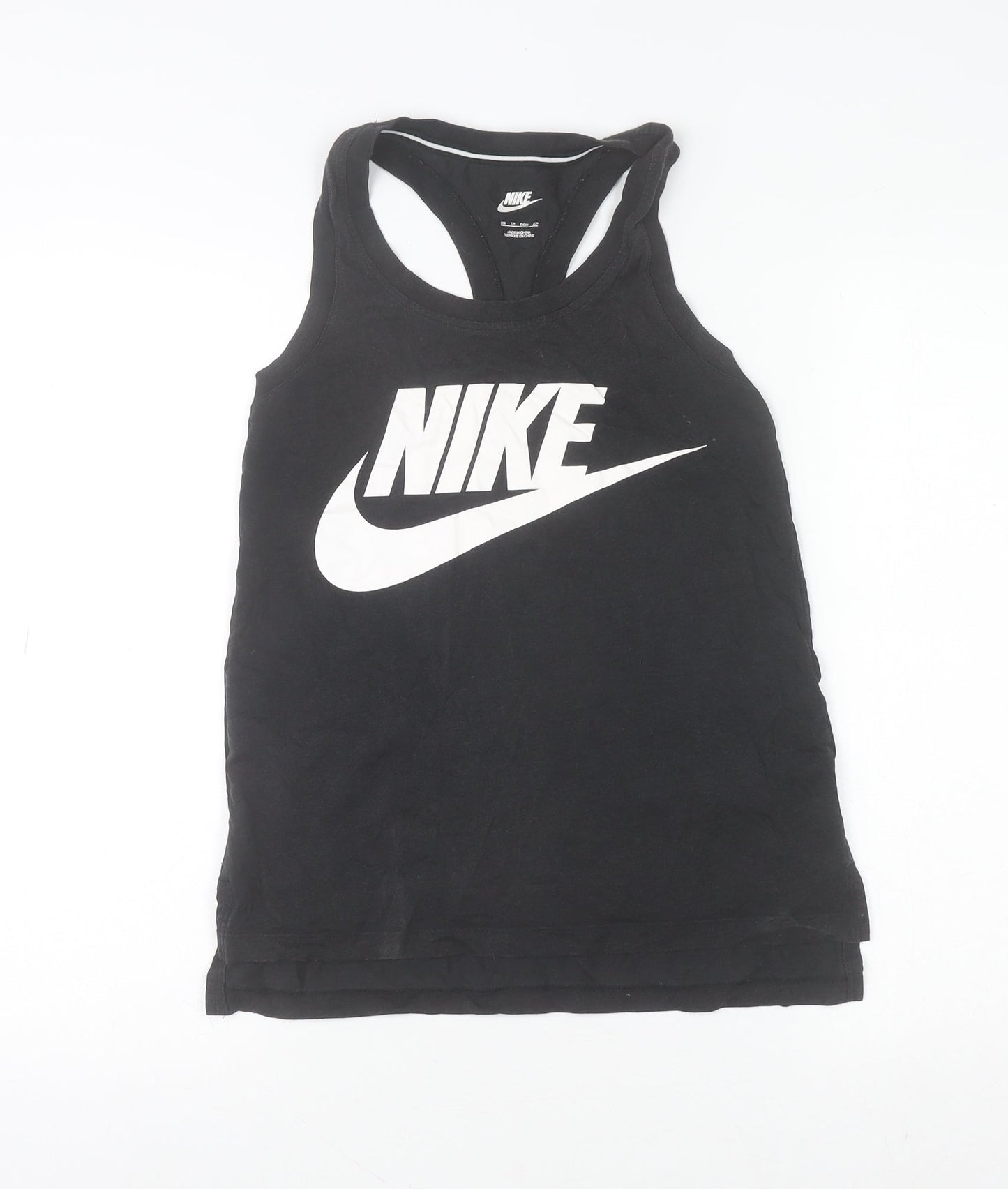 Womens UK Size XS Nike Black Gym & Training Running & Jogging Yoga Tank
