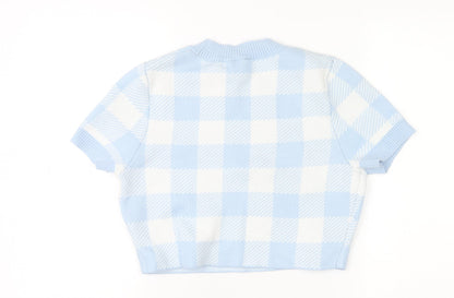 Womens UK Size 12 H&M Blue Pullover Jumper