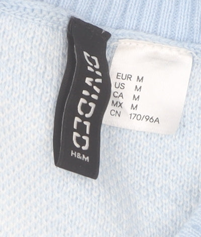 Womens UK Size 12 H&M Blue Pullover Jumper