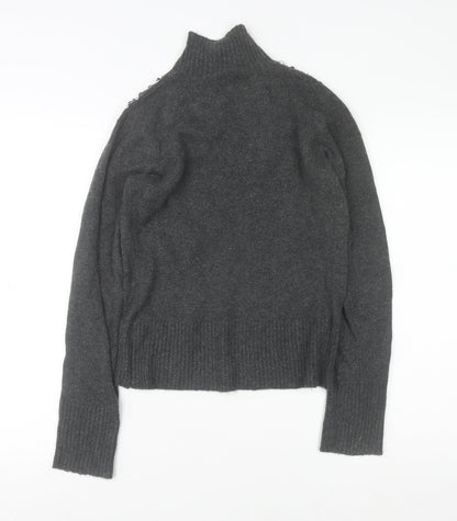 Womens UK Size 8 River Island Grey Pullover Jumper