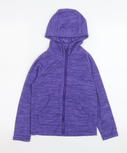 Girls UK Size 7-8 Years Mountain Warehouse Purple Basic Jacket