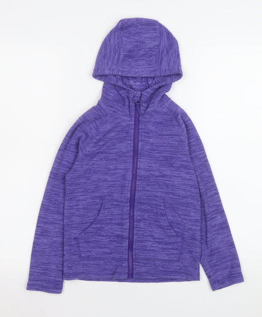 Girls UK Size 7-8 Years Mountain Warehouse Purple Basic Jacket