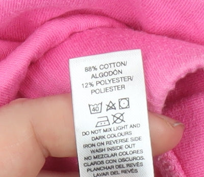 Girls UK Size 4-5 Years Dunnes Stores Pink Pullover Hoodie