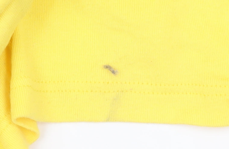 Mens UK Size L John & Rose Yellow  T-Shirt