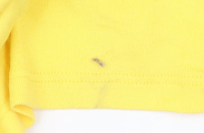 Mens UK Size L John & Rose Yellow  T-Shirt