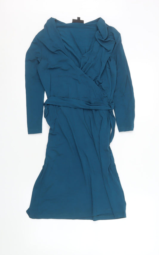 Womens UK Size 10 Warehouse Wrap Dress