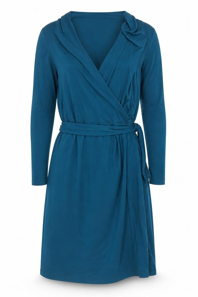 Womens UK Size 10 Warehouse Wrap Dress