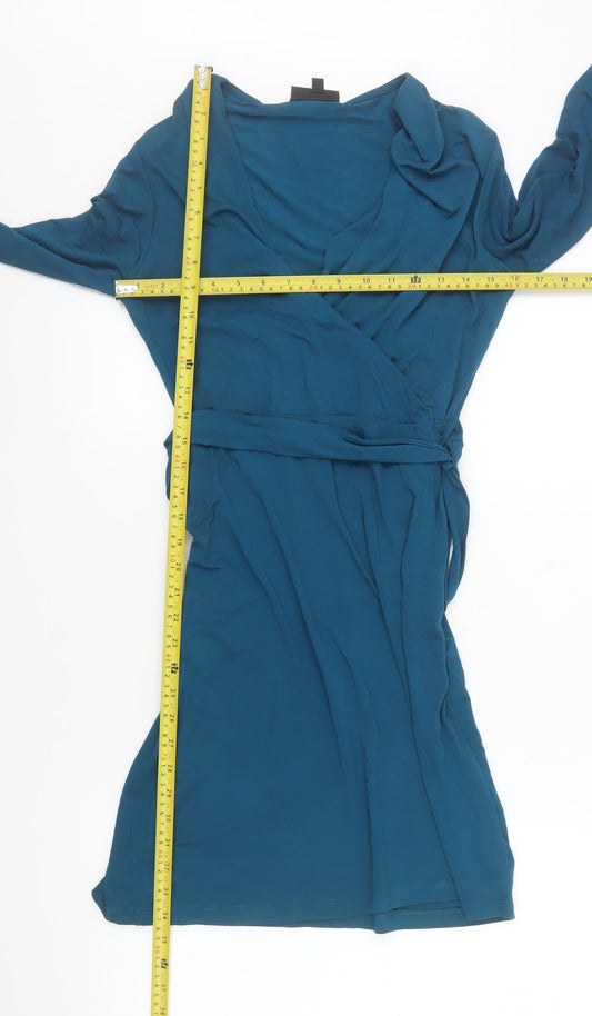Womens UK Size 10 Warehouse Wrap Dress