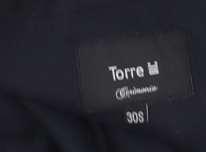 Mens UK Size 30S Torre Regular Fit Dress Pants Grey Trousers