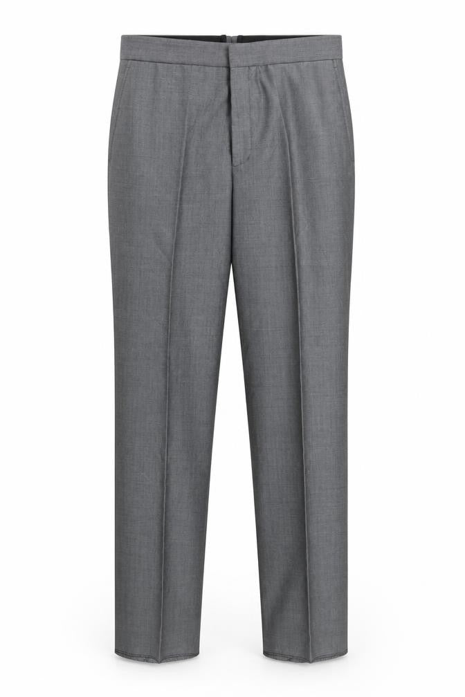 Boys UK Size 28 in Torre Regular Fit Dress Pants Grey Trousers