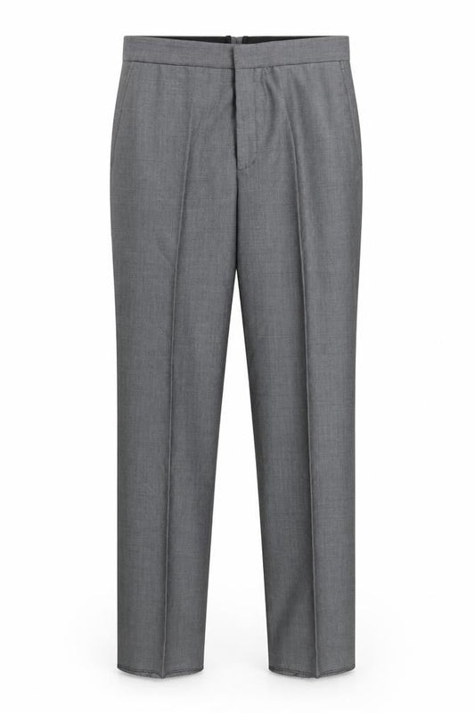 Boys UK Size 28 in Torre Regular Fit Dress Pants Grey Trousers