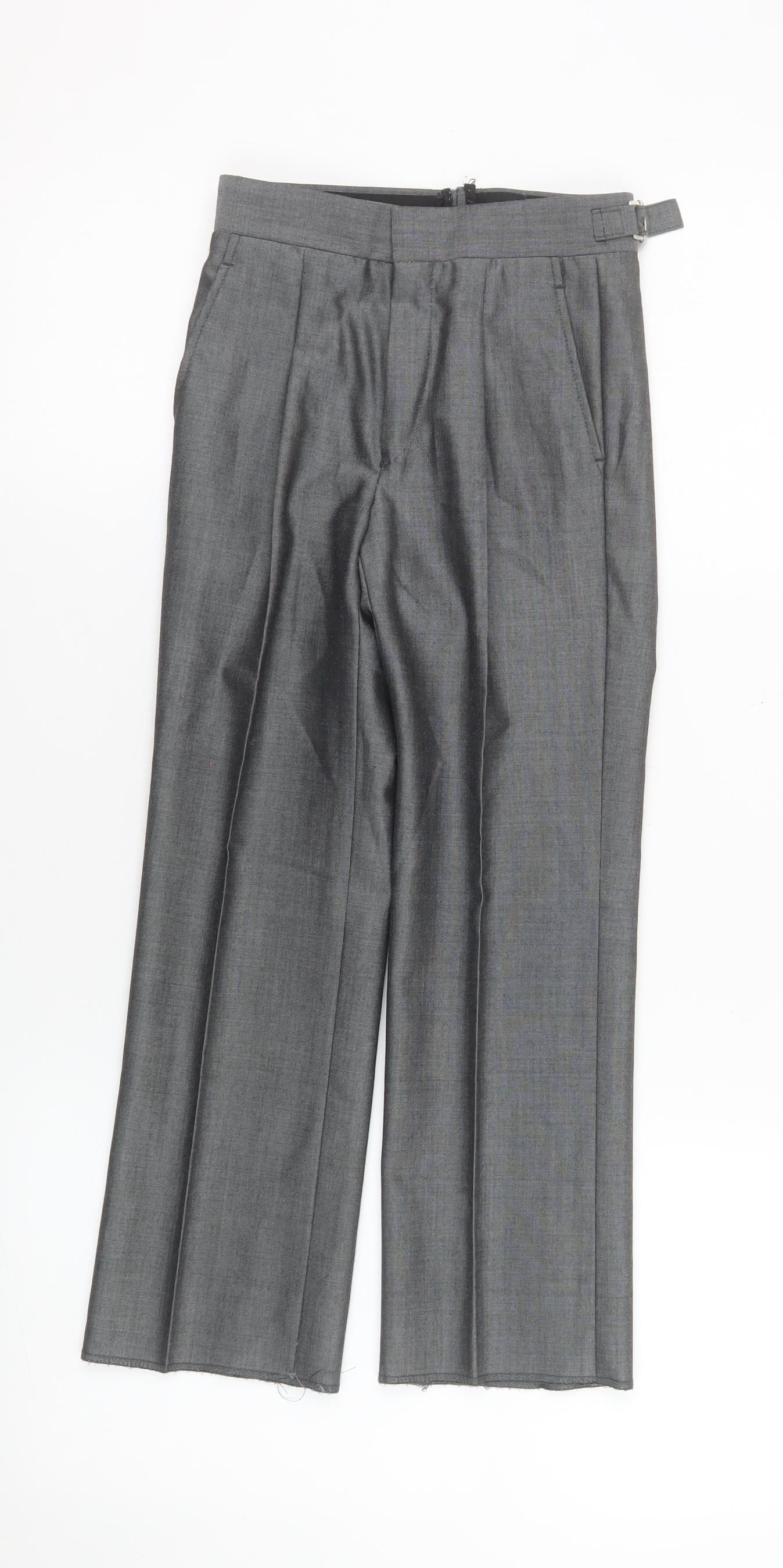 Boys UK Size 20 Years Torre Regular Fit Dress Pants Grey Trousers