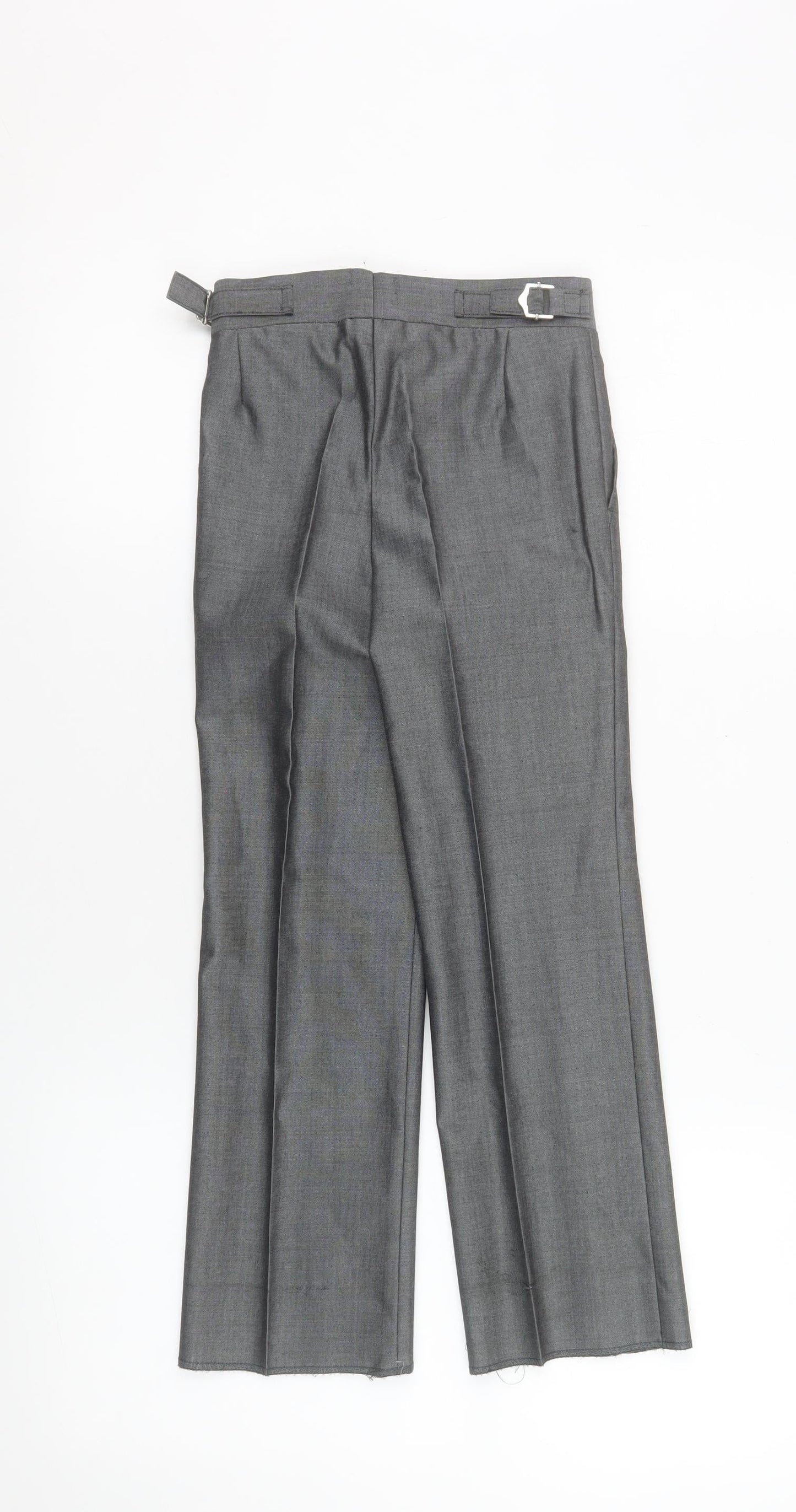 Boys UK Size 20 Years Torre Regular Fit Dress Pants Grey Trousers